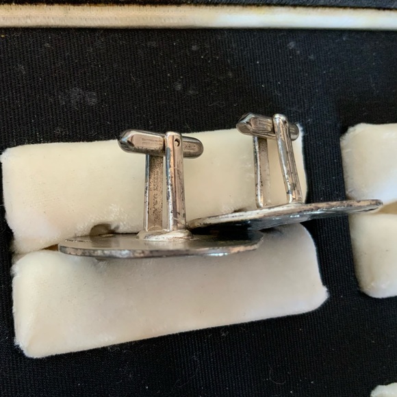 Vintage French Napoleon Portrait Cuff Links - Picture 4 of 4